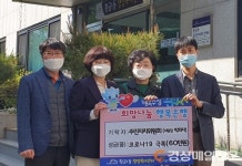 대구 수성구 황금1동 주민자치위, 저소득 한부모가정 후원