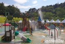 경주시, 친환경에너지타운 물놀이장 시범운영