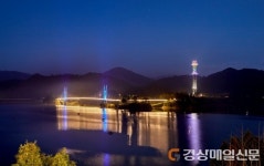 김천부항댐, 야간 관광명소로 발돋움