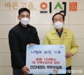 의성읍 전진태권도, 저소득층에 라면 기부