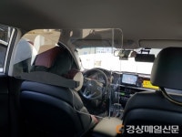 영천, 택시에 안전보호격벽