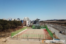 예천군, 도청 신도시 테니스장ㆍ족구장 임시 개장