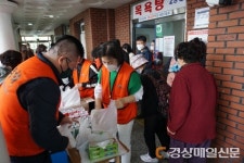 대구 영우회-지산종합사회복지관, 지역 어르신 위한 무료급식 참여