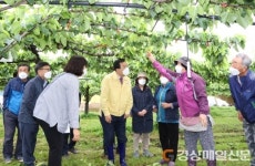 경주시농업기술센터, ‘미온수 살포 프로그램’ 시범 평가회 개최