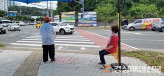 포항시 장량동, 주요 교차로에 어르신 ‘장수의자’ 시범 설치