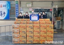 광명사 천수암, 설맞이 사랑의 라면 73박스 기탁