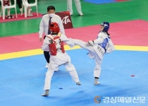 영천시청 태권도단 강보라·미르 자매, 아시안게임 2차 평가전 승리