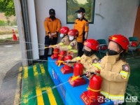 청송초등학교 병설유치원 119 안전센터 현장학습