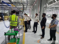 칠곡소방서, 현대차 영남출고센터 지도방문