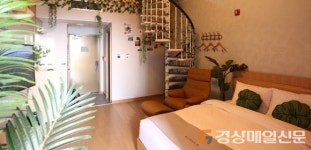 달성군 호텔 아젤리아, 휴양지 느낌 ‘힐링룸’ 조성