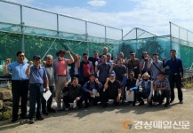 상주시 모동면 농촌지도자회, 선진 포도재배 농장 견학
