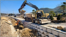 포항시 남구 오천읍, 자연재해 대비 하상정비 실시