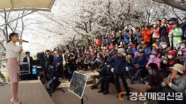 ‘능금꽃 피는 고향’ 금호강 벚꽃길 시민음악회