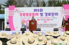 청도 각북면 벚꽃축제ㆍ경로잔치 벌였네~