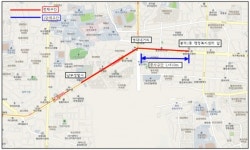 대구 남구, 봉덕로 일부 구간 차로 축소 운영