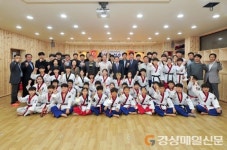 김진열 군위군수, 제61회 경북도민체육대회 훈련장 격려 방문