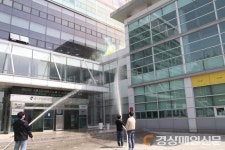 경북테크노파크, 화재 발생 상황 대비 소방훈련