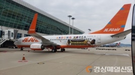 ‘안동 탈ㆍ누각’ 래핑 항공기 세계 곳곳 누비며 지역 홍보