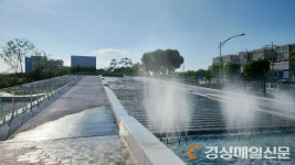 대구 동구청, 반야월삼거리 폭염경감시설 조성 완료