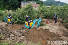 경북도, 농업기계 전문가 집중호우 피해 농경지 복구 지원