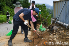 영주시, 집중호우 피해지역 신속 복구 나서