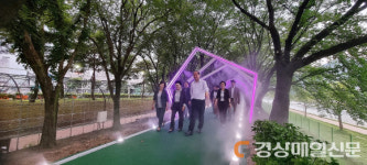 상주시, 북천 산책로 ‘쿨링포그’ 가동