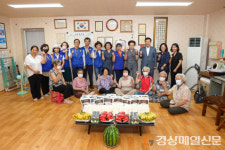 대구 동인동 바르게살기위, 말복맞이 어르신 삼계탕 대접