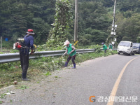 문경시 동로면 새마을회, 도로변 풀베기