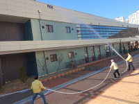 김천시립 율곡도서관, 합동 소방 훈련 시행