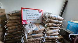 장병화 칠곡군 북삼읍 체육회장, 소외계층에 쌀 200kg 기탁
