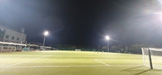 상주 생활체육공원 축구장 확 밝아졌다