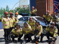 경산소방서, 교통사고 인명구조 합동훈련