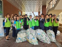 김천시 율곡동 자연보호협의회, 중증장애인자립지원센터와 우유 팩 수집 체험활동