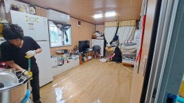 상주 모동면새마을부녀회, 수해가구 청소