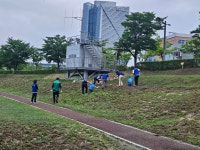 김천시 율곡동 관변단체, 합동 긴급 율곡천 환경정화 활동 전개