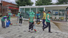 성주군 벽진면 새마을회, 버스승강장 환경정화활동 실시