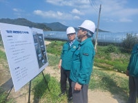김충섭 김천시장, 호우피해 현장 방문