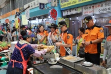 구미소방서, 추석맞이 전통시장 장보기 행사