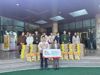 ㈜탑마트 청도점, 백미 900kg 기탁