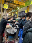 김천시 자산동 행정복지센터, 설맞이 전통시장 장보기 행사