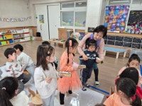 예천 새벗유치원, 동요 배우기 실시