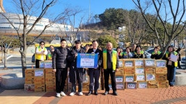 칠곡군 상승태권도, 원생들과 물품 후원