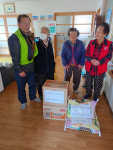 안동 녹전면 주민자치회, 경로당 물품 전달