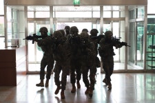 육군 50사단 화랑여단 예하 경산ㆍ청도대대, 한국가스공사 일대 방호훈련