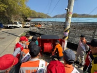 김천시 봉산면, 비상소화장치 사용법 교육