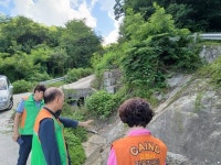 김천시 대곡동 자율방재단, 배수로ㆍ산사태 위험지역 점검
