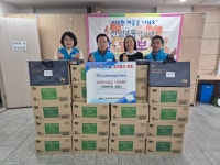 (사)파티마성모자선회, 신암4동 지역사회보장협의체에 식료품 100세트 기탁