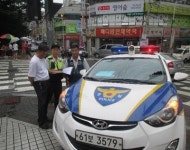 화정지구대 착한운전 마일리지 홍보