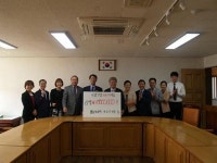 나주교육지원청, 명동아이랜드 안경원 안경 무료지원권 전달