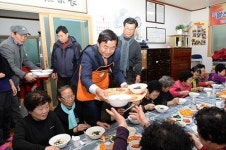 월산동 통친회 신년맞이 떡국나눔